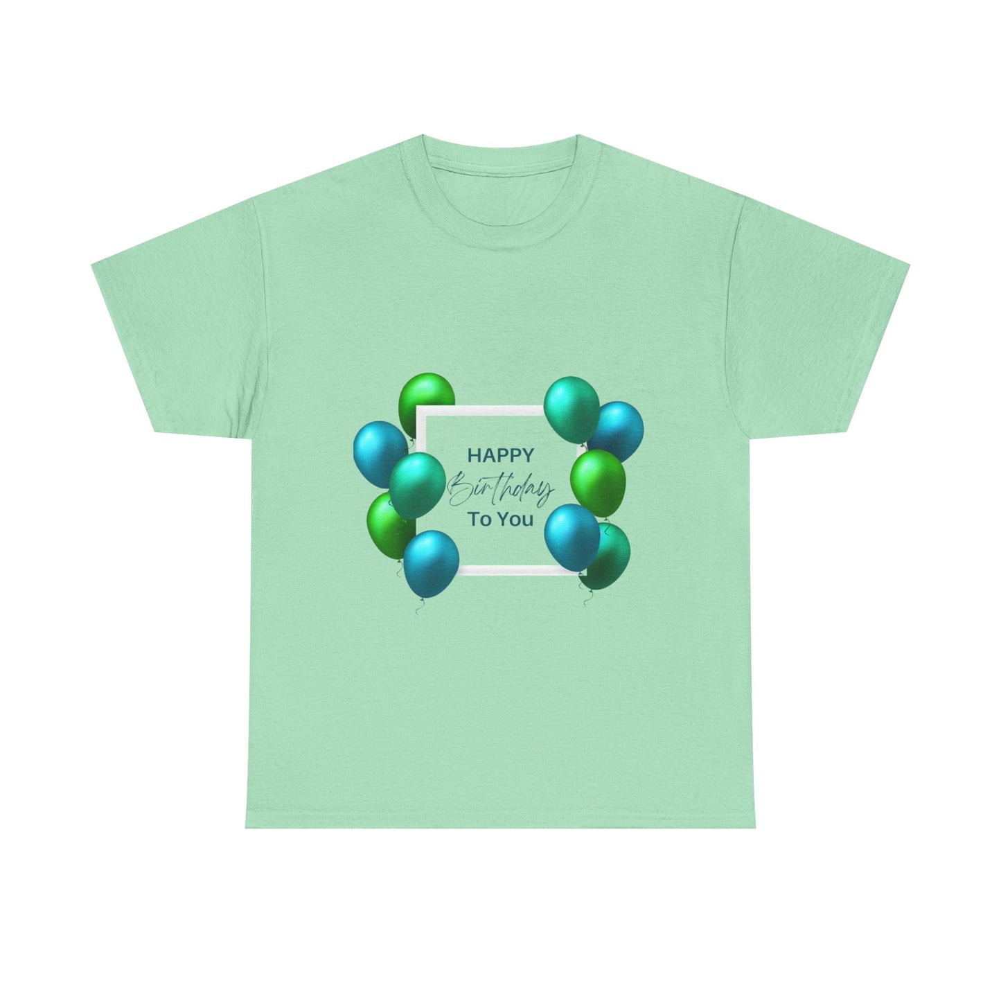 "Happy Birthday to Birthday to you" Celebration Tee, Unisex Tee, Happy Birthday Shirt, Casual Gift, Fun T-Shirt, Party Apparel, Comfortable Cotton Tee