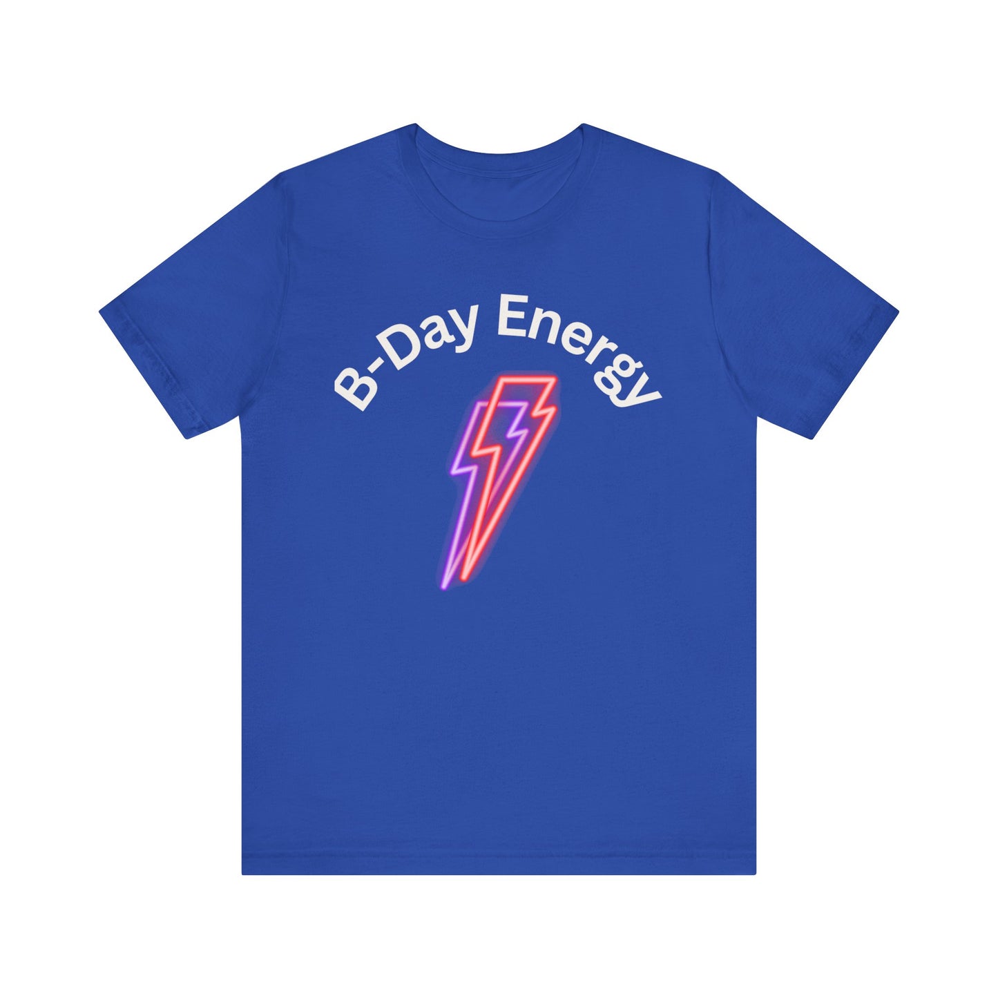Birthday Energy Vibes Unisex Jersey Tee, Casual Graphic T-Shirt, Trendy Summer Wear, Perfect Gift for Music Lovers, Festival Outfit