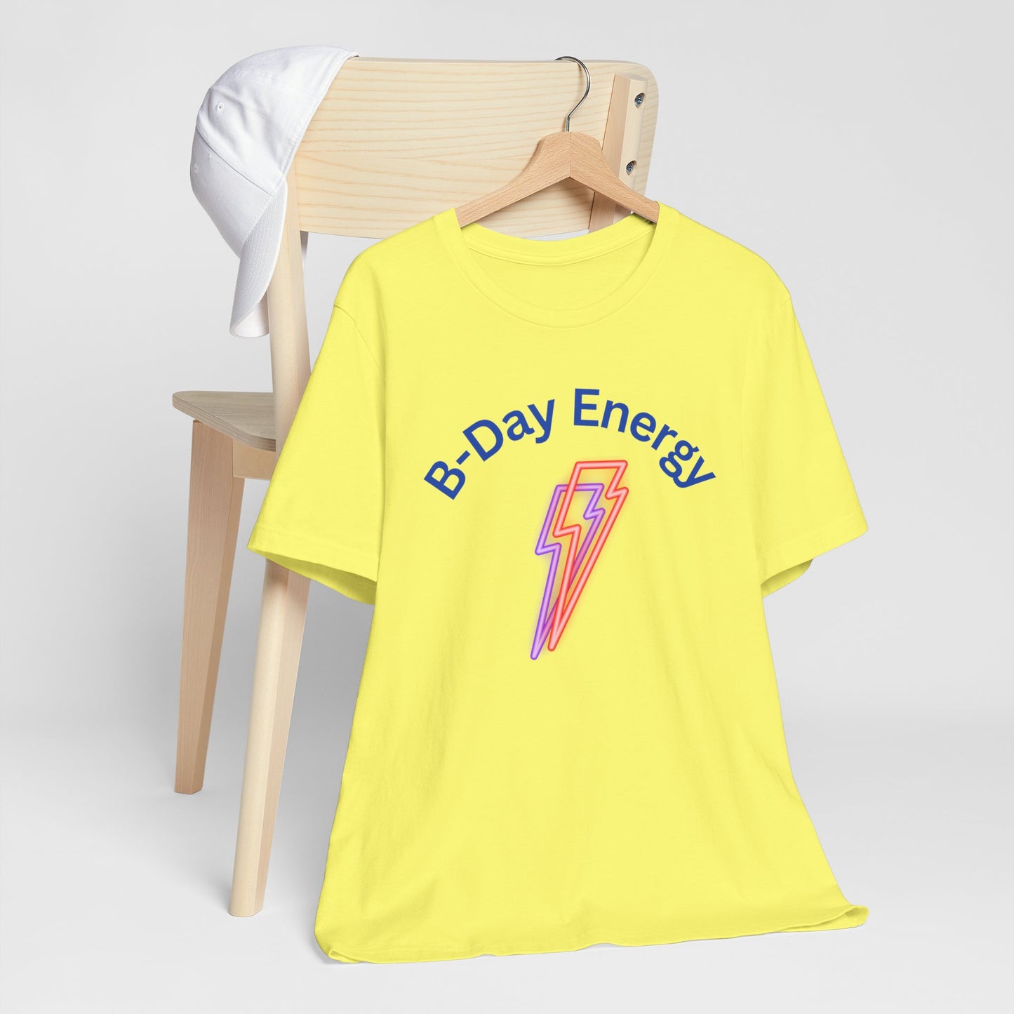 Birthday Energy Tee, Unisex Birthday Shirt, Gift for Him/Her, Festival Vibes Tee, Casual Everyday Wear, Fun Celebration Top