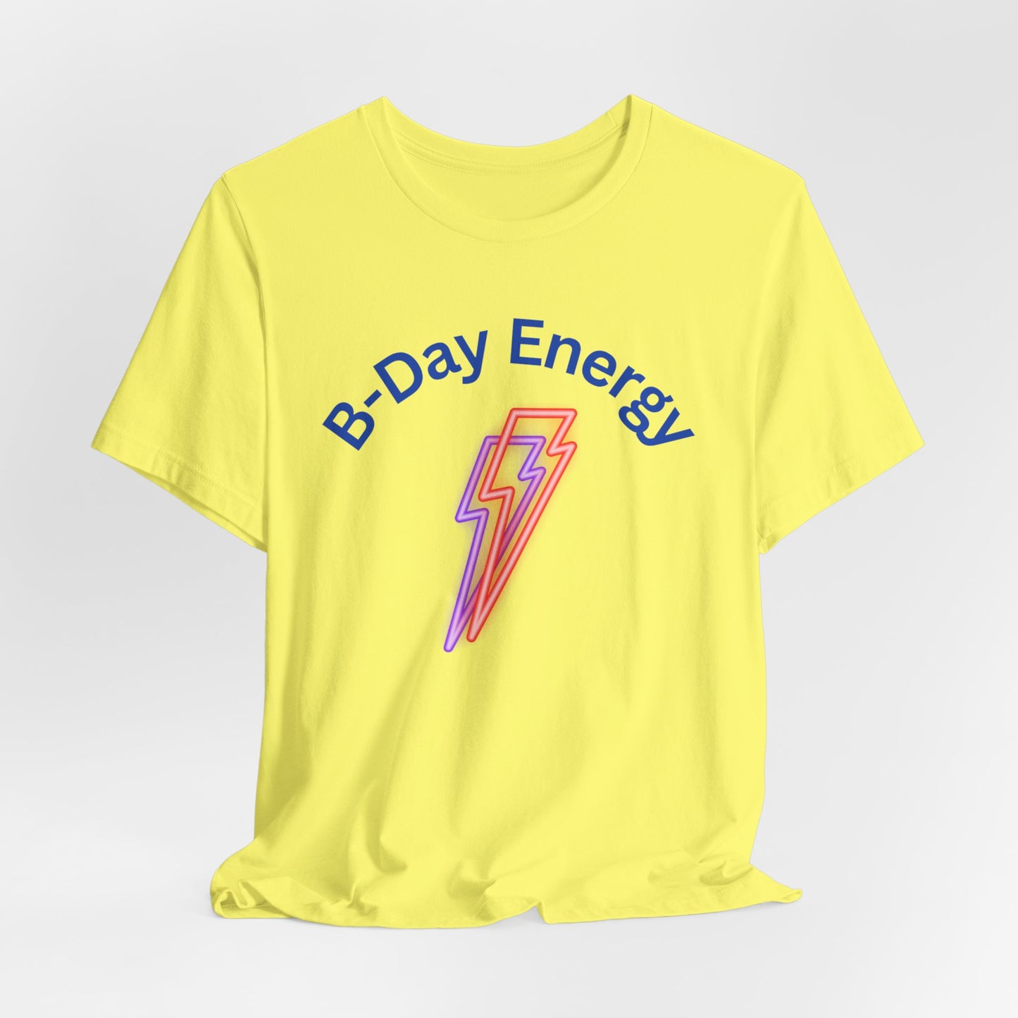 Birthday Energy Tee, Unisex Birthday Shirt, Gift for Him/Her, Festival Vibes Tee, Casual Everyday Wear, Fun Celebration Top