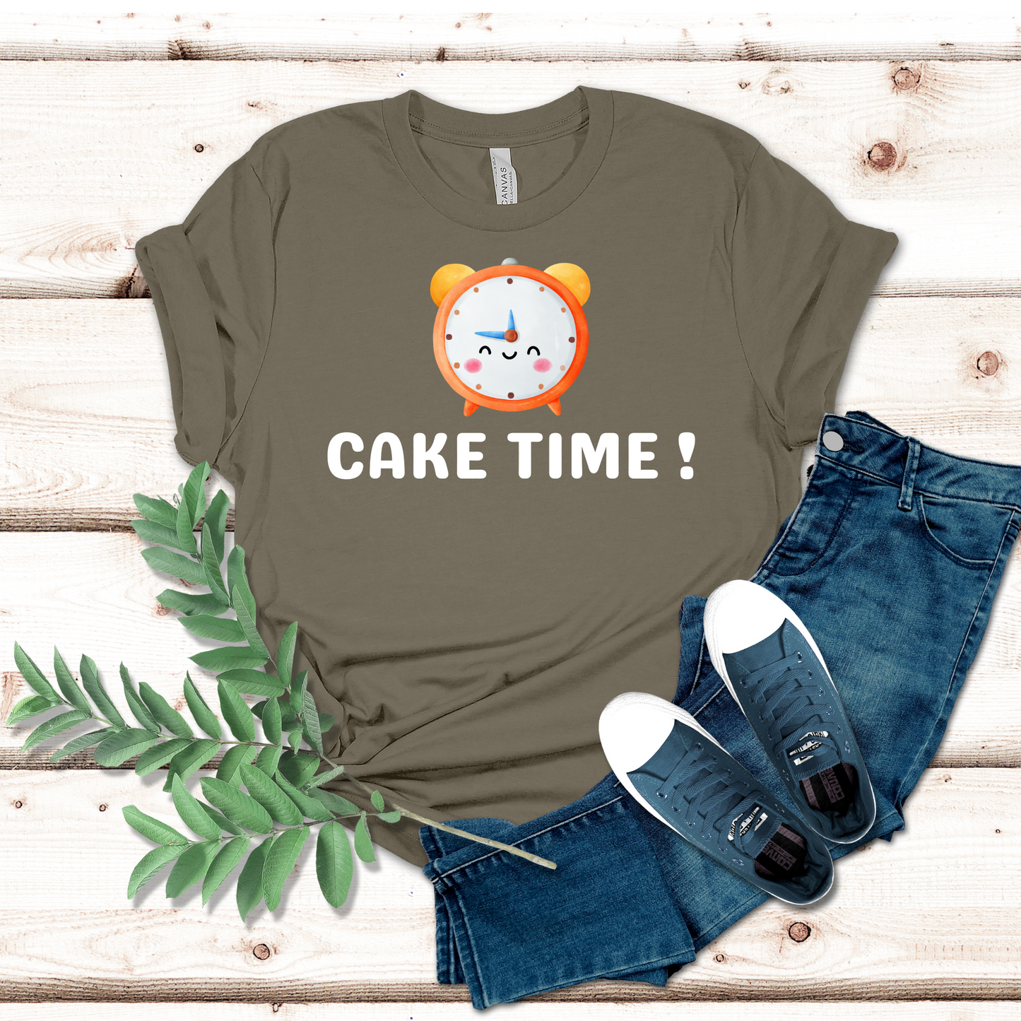 Cake time T-shirt joke for cake lovers party and celebration