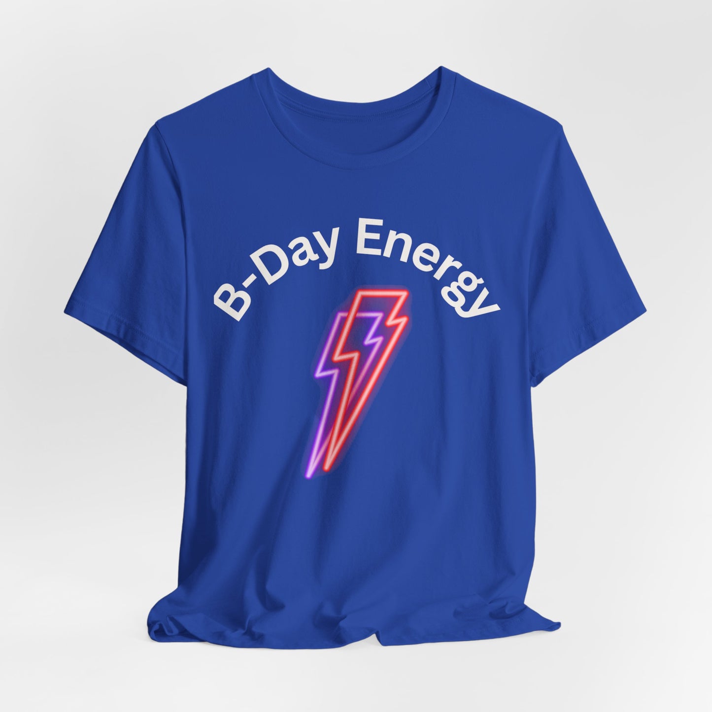 Birthday Energy Vibes Unisex Jersey Tee, Casual Graphic T-Shirt, Trendy Summer Wear, Perfect Gift for Music Lovers, Festival Outfit