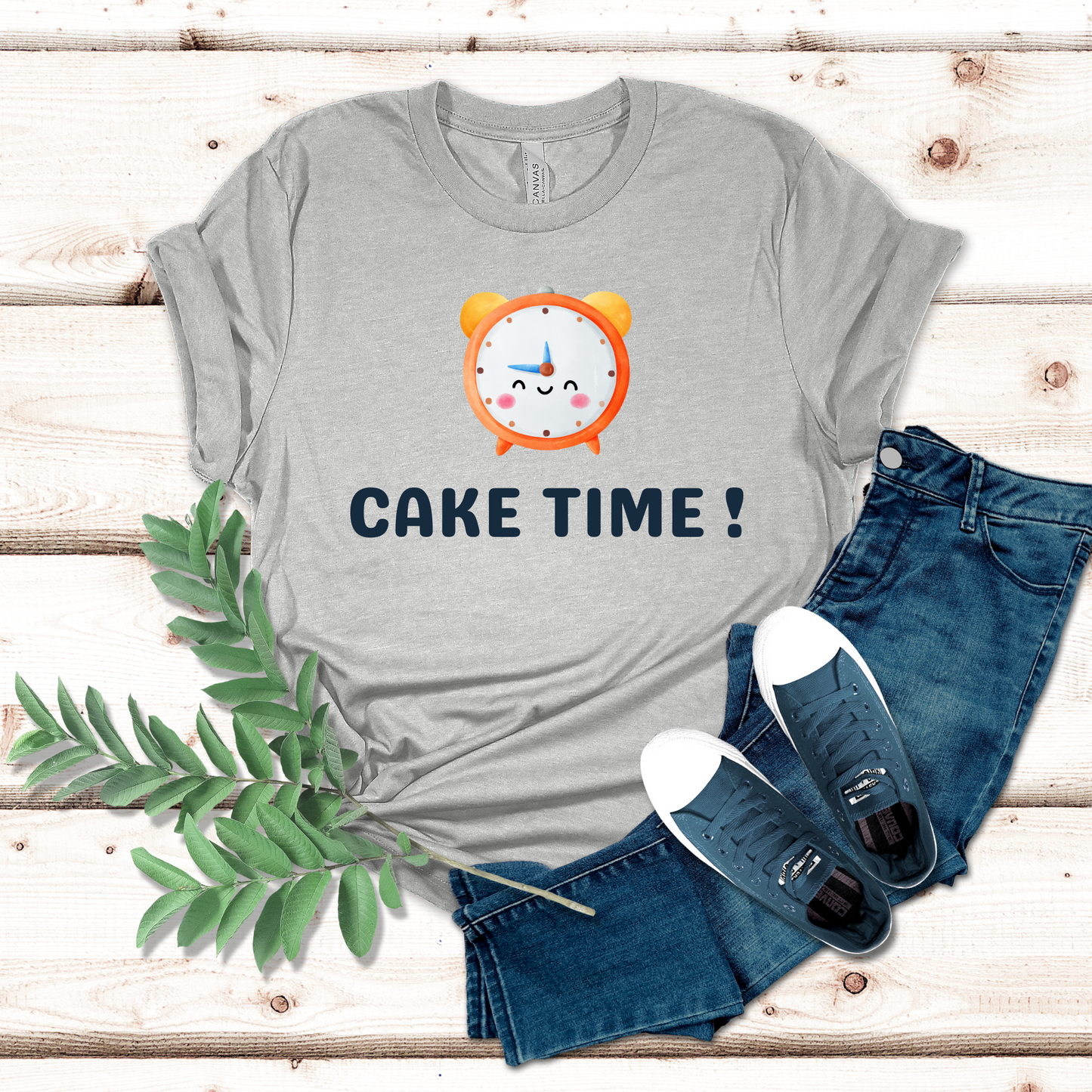 Cake time T-shirt joke for cake lovers party and celebration