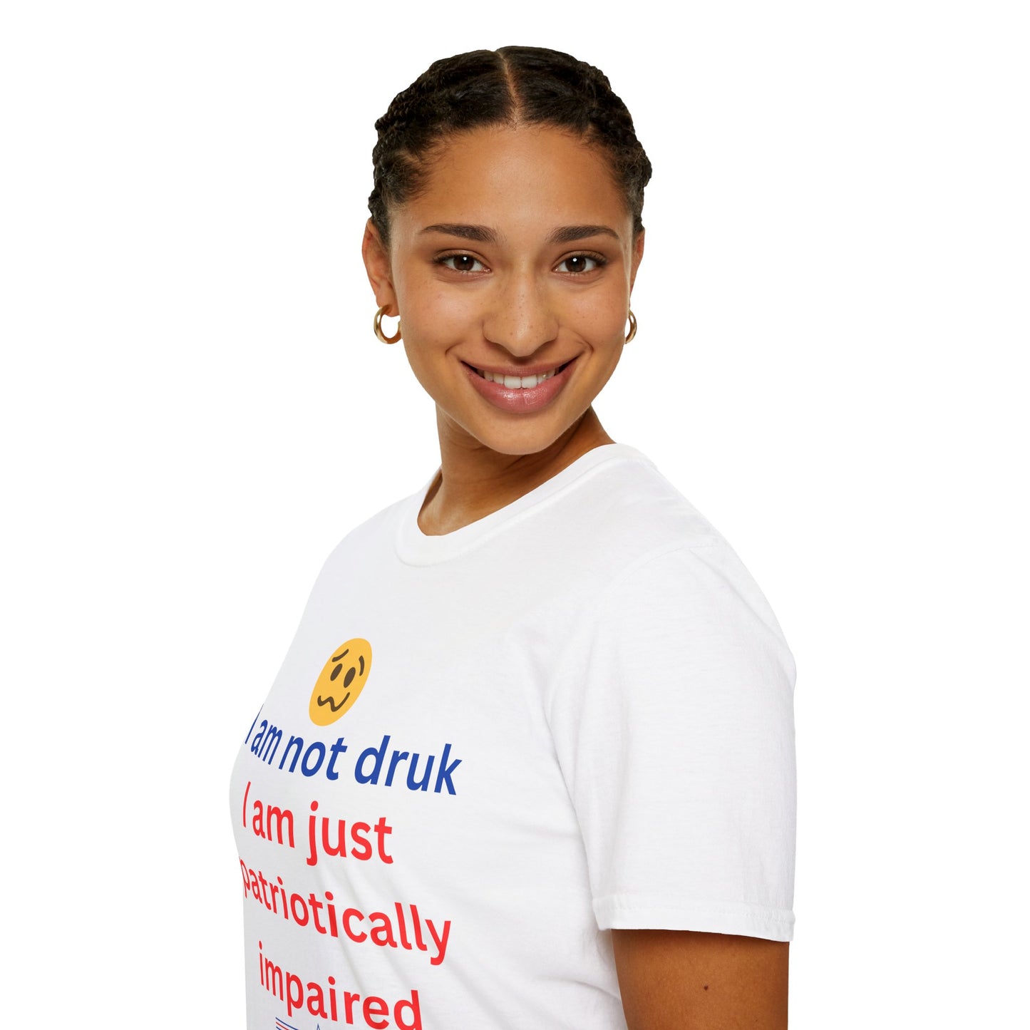 Patriotic Humor T-Shirt, Fun Graphic Tee, Gift for Friends, Casual Everyday Wear, Independence Day Tee, Comfy Soft Tee
