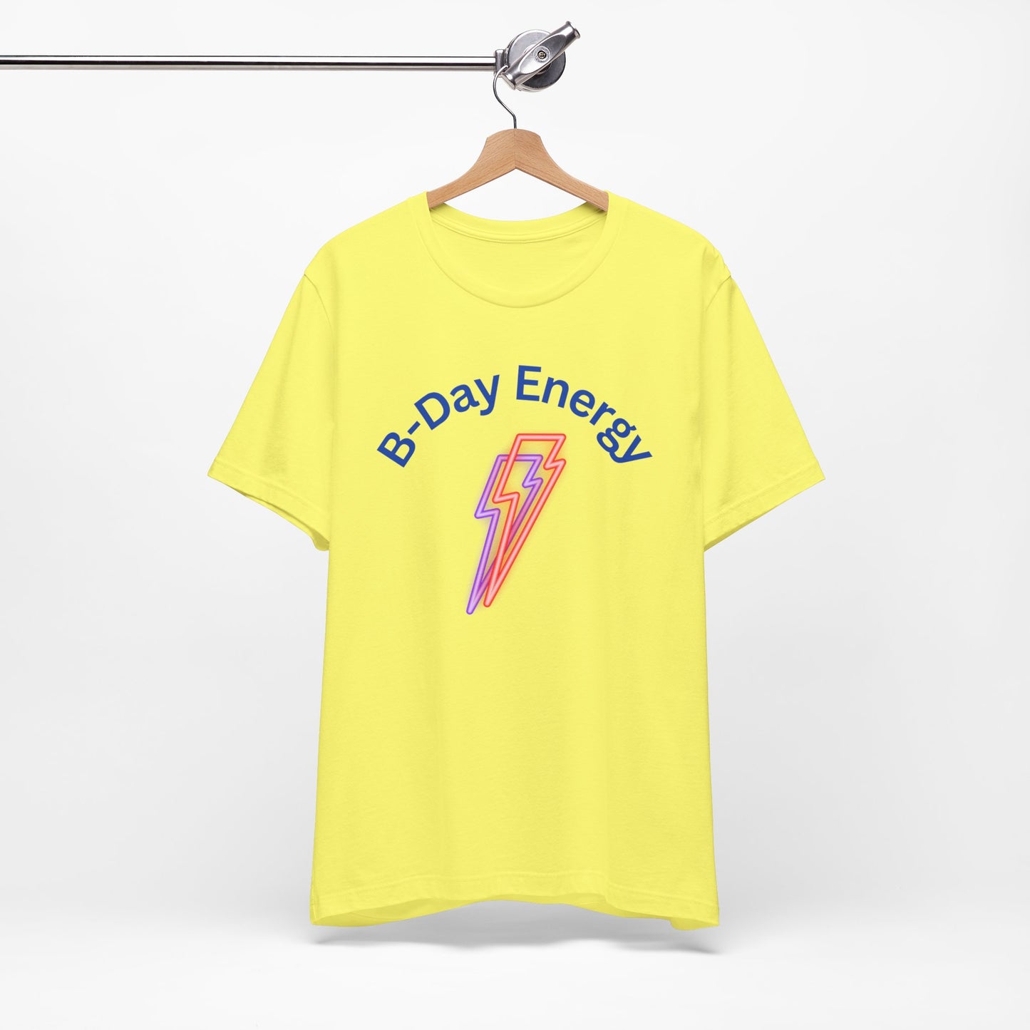Birthday Energy Tee, Unisex Birthday Shirt, Gift for Him/Her, Festival Vibes Tee, Casual Everyday Wear, Fun Celebration Top