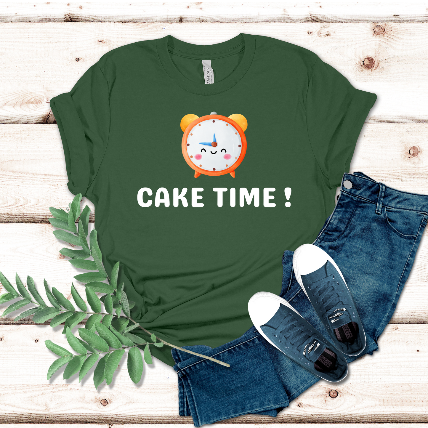 Cake time T-shirt joke for cake lovers party and celebration