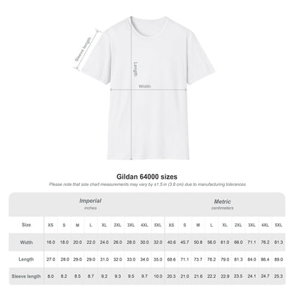 Unisex Softstyle T-Shirt - Thank You for Just Being There Tee, Appreciation Gift, Casual Wear Friendship Shirt Thoughtful Gesture