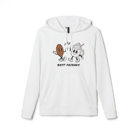 Best Friends Fleece Hoodie, Unisex Sweatshirt, Cozy Casual Wear, Gift for Friends, Birthday & Holiday Apparel
