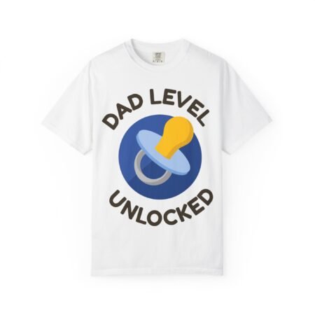 Dad Level Unlocked T-Shirt, Funny Dad Shirt, New Dad Gift, Baby Announcement Tee, Unisex Casual Tee